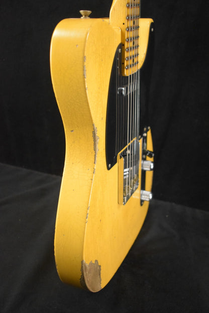 Fender Time Machine '52 Telecaster Heavy Relic Aged Nocaster Blonde
