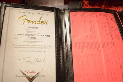 Fender Limited Edition HS Blackguard Tele Heavy Relic - Aged Butterscotch Blonde