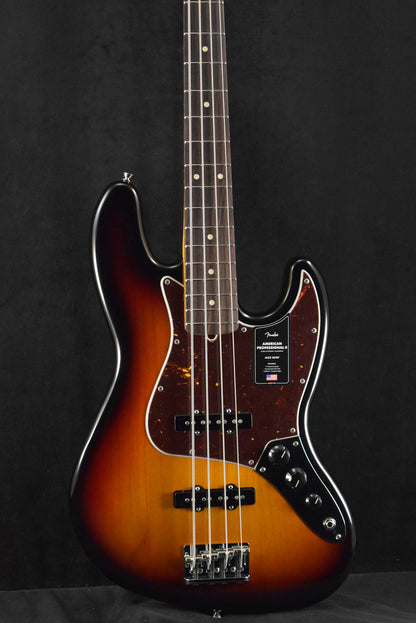 Fender American Professional II Jazz Bass 3-Color Sunburst Rosewood Fingerboard