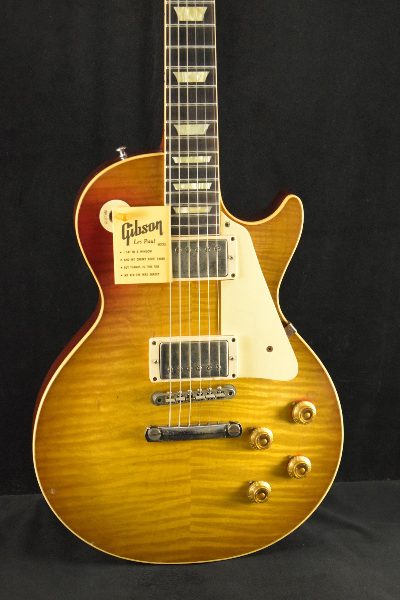 Gibson Collector's Edition Jason Isbell “Red Eye” 1959 Les Paul Standard Brazilian Rosewood Fingerboard Red Eye Burst Murphy Lab Aged