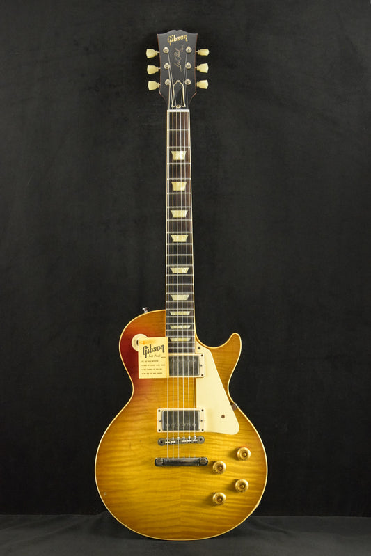 Gibson Collector's Edition Jason Isbell “Red Eye” 1959 Les Paul Standard Brazilian Rosewood Fingerboard Red Eye Burst Murphy Lab Aged