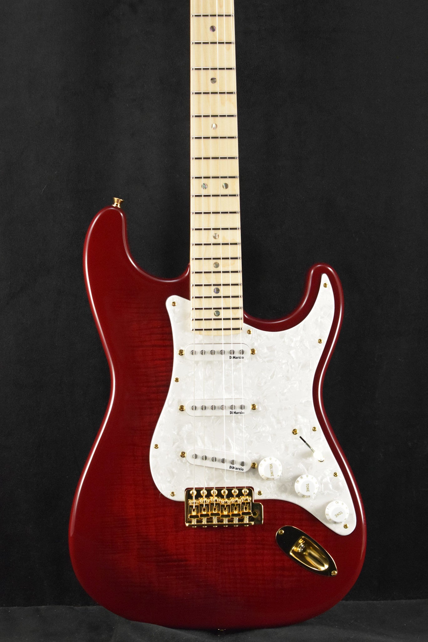 Fender Richie Kotzen Stratocaster Transparent Red Burst Maple Fingerboard