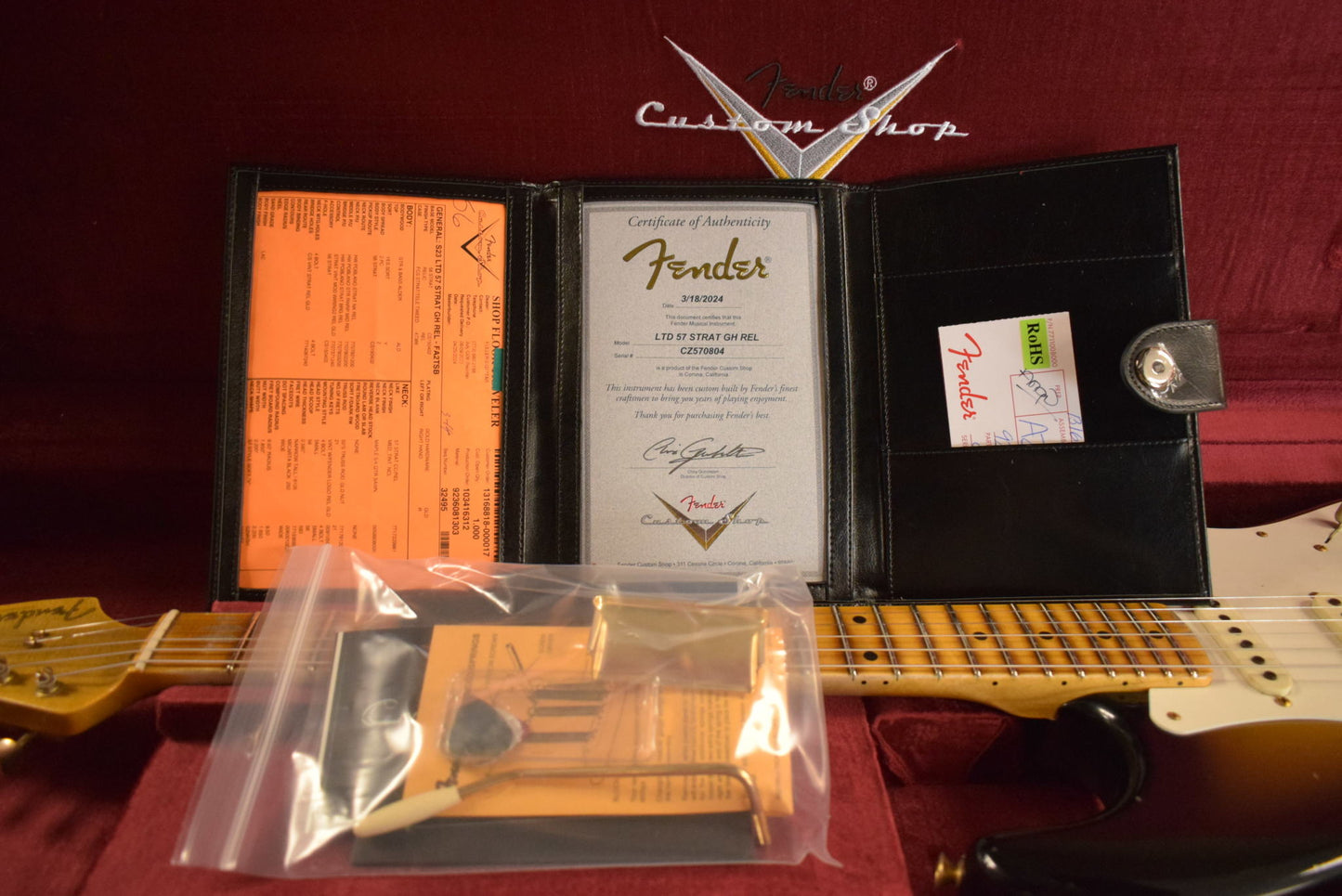 Fender Custom Shop Limited Edition '57 Strat - Relic Faded Aged 2-Color Sunburst