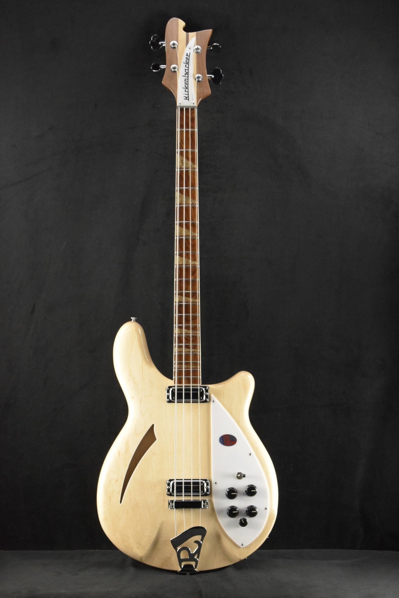 Rickenbacker 4005V Vintage Reissue Semi-Hollow Bass Guitar Mapleglo