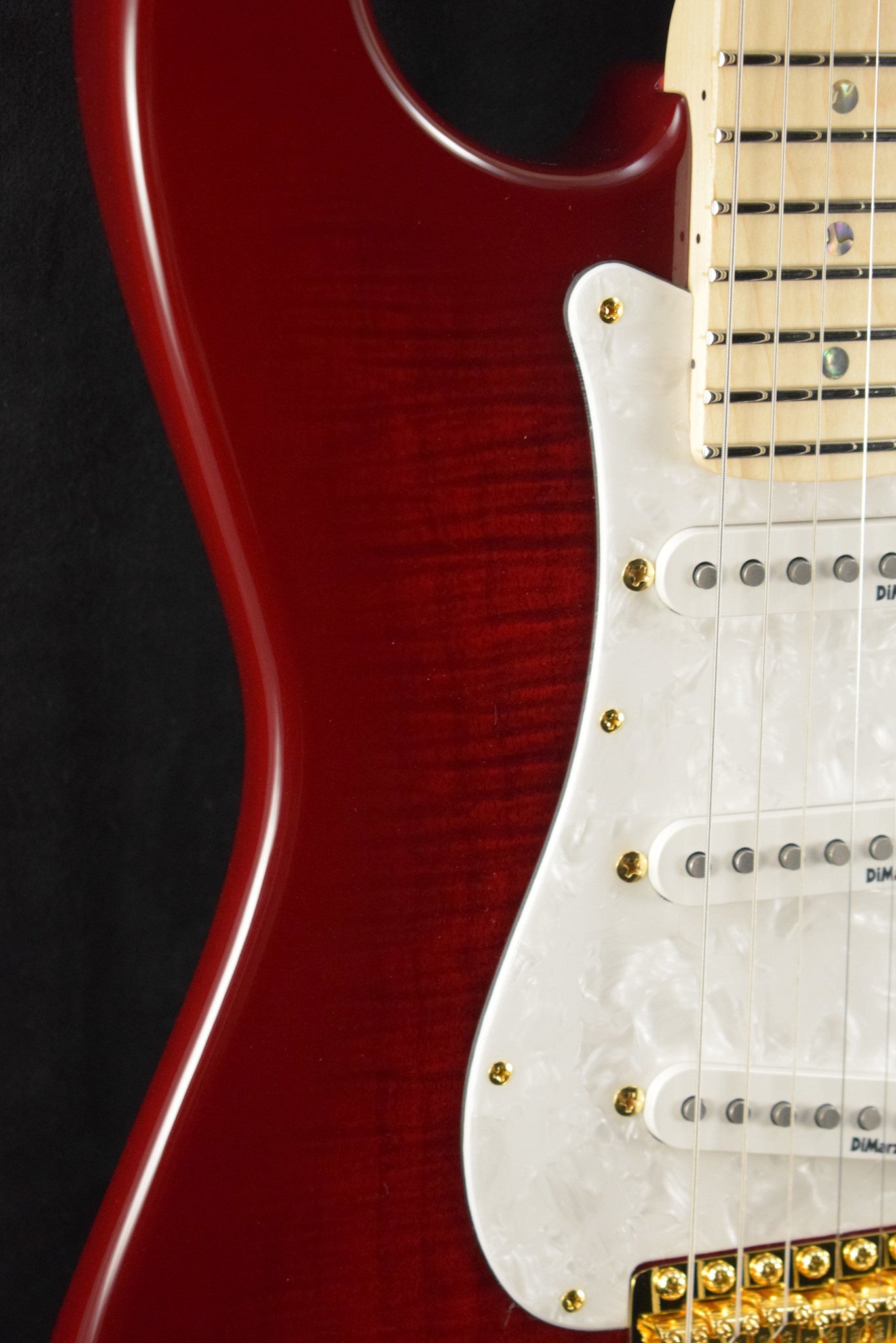 Fender Richie Kotzen Stratocaster Transparent Red Burst Maple Fingerboard