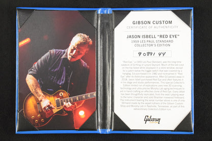 Gibson Collector's Edition Jason Isbell “Red Eye” 1959 Les Paul Standard Brazilian Rosewood Fingerboard Red Eye Burst Murphy Lab Aged