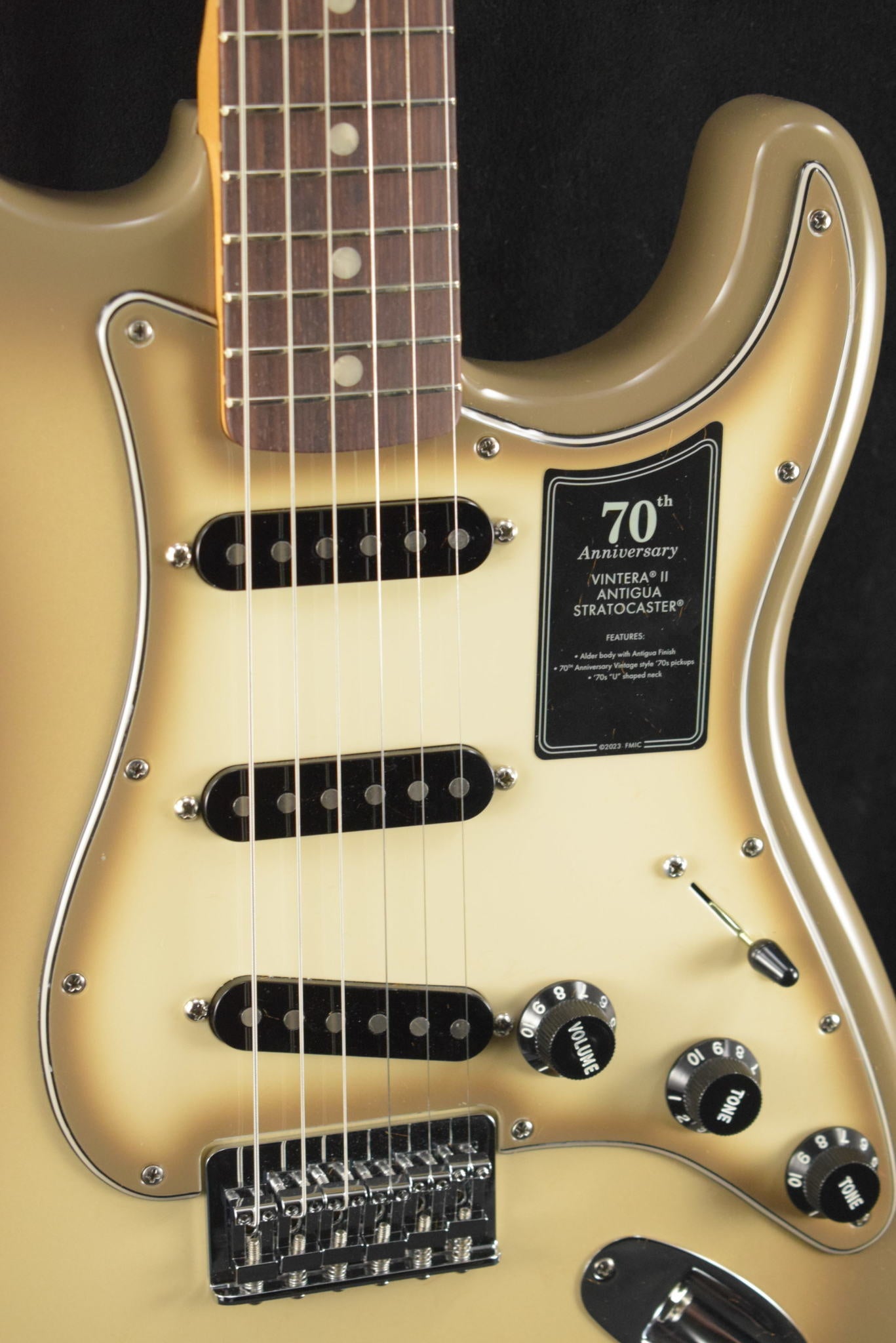 Fender 70th Anniversary Antigua Stratocaster Antigua Rosewood Fingerboard