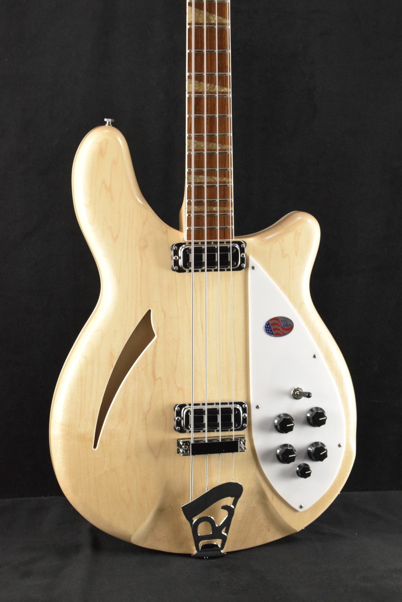 Rickenbacker 4005V Vintage Reissue Semi-Hollow Bass Guitar Mapleglo
