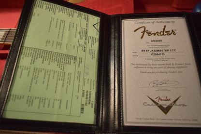 Fender 1967 Jazzmaster DLX Closet Classic Aged Lake Placid Blue 3A Rosewood Fingerboard