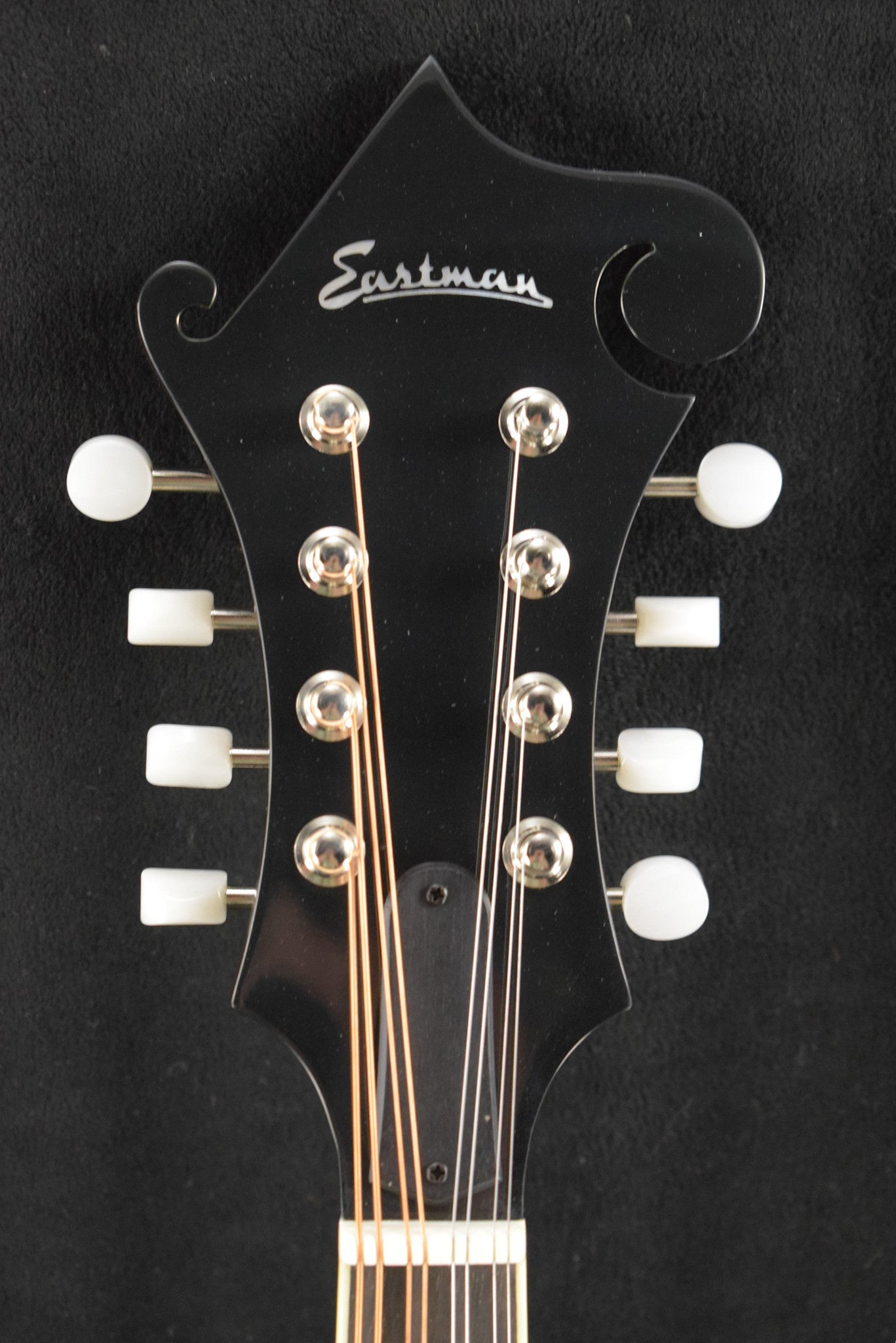 Eastman MD415-BK F-Style F-Hole Mandolin Black Top