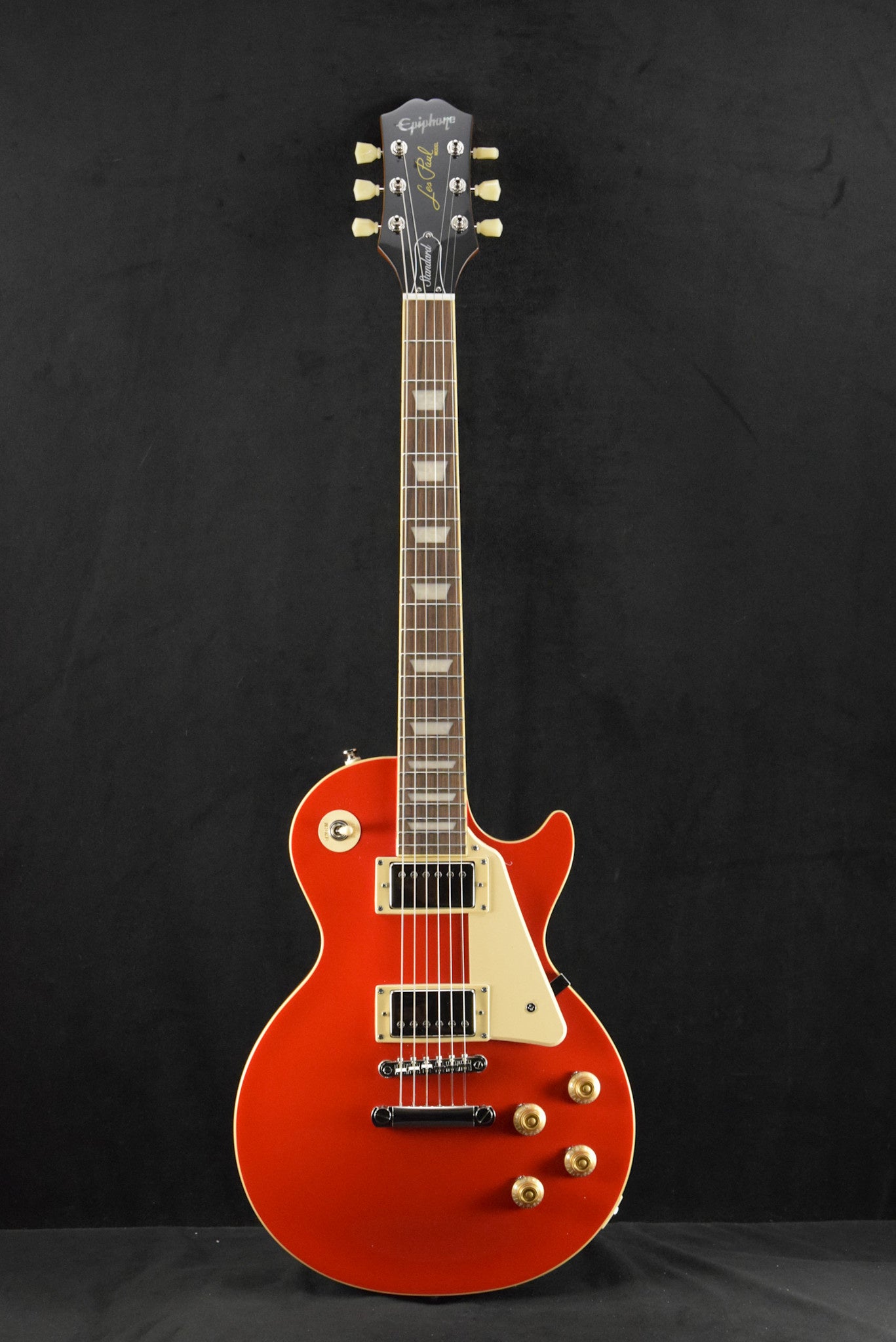 Epiphone Les Paul Standard 50s Plain Top Cardinal Red w/Gig Bag