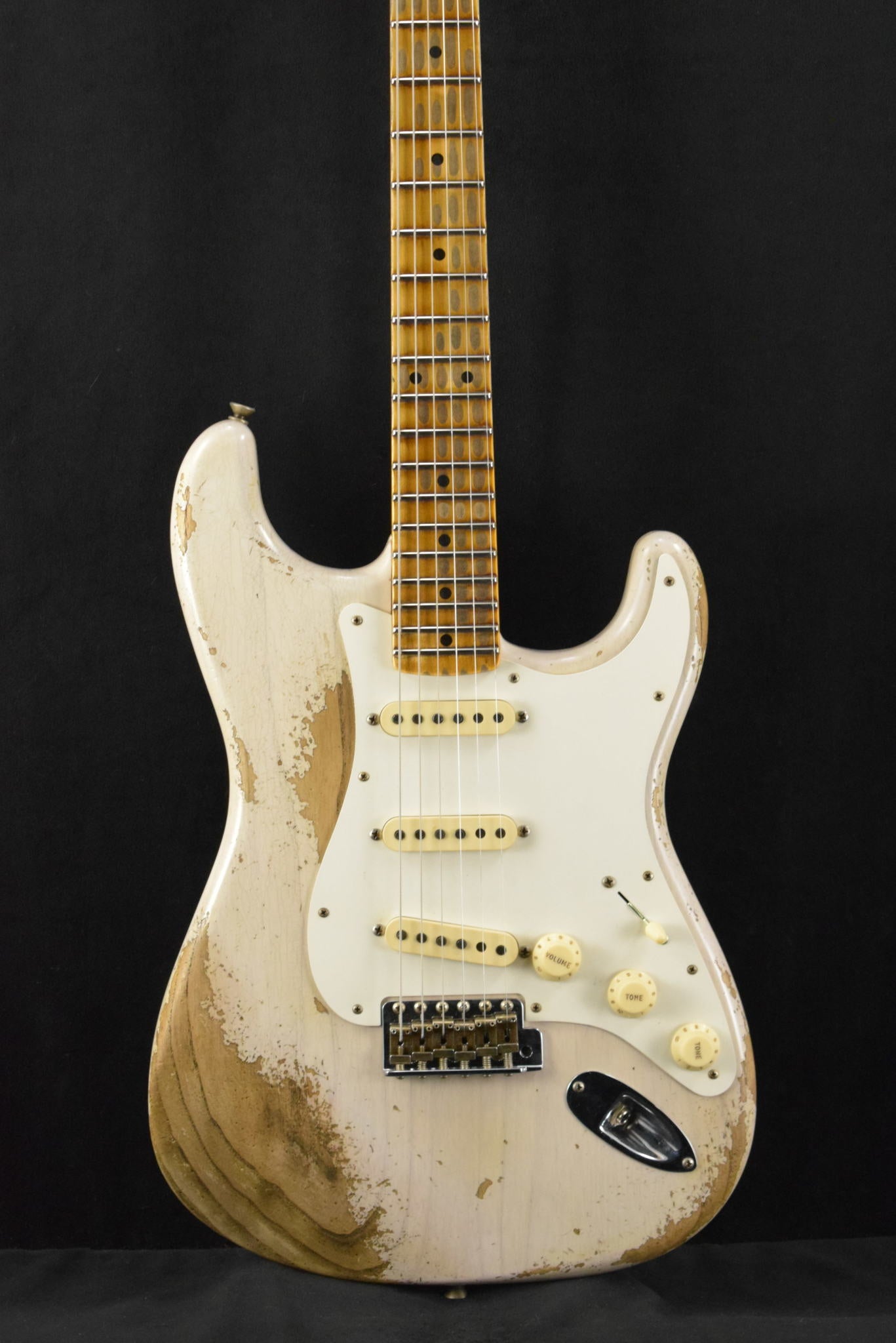 Fender Custom Shop Limited Edition Red Hot Stratocaster Super Heavy Relic - Aged White Blonde