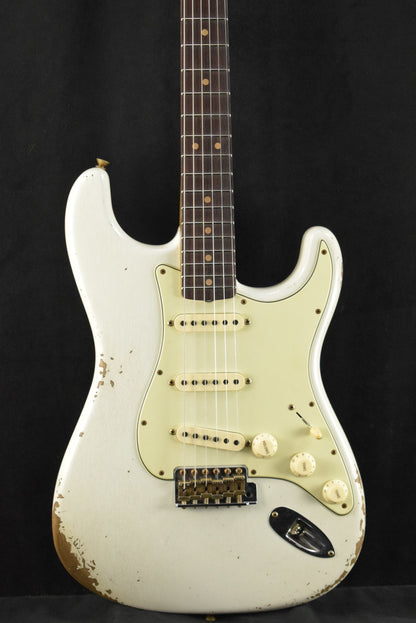 Fender Limited Edition 1964 L-Series Stratocaster Heavy Relic 3A Aged Olympic White