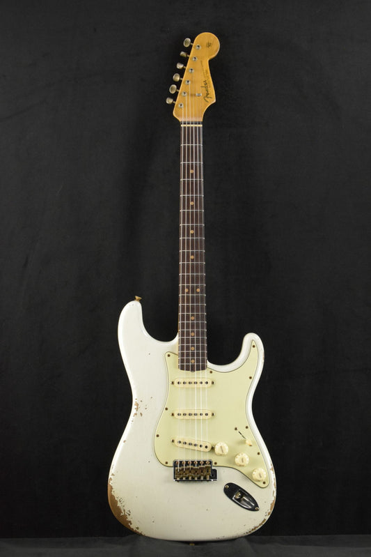 Fender Limited Edition 1964 L-Series Stratocaster Heavy Relic 3A Aged Olympic White