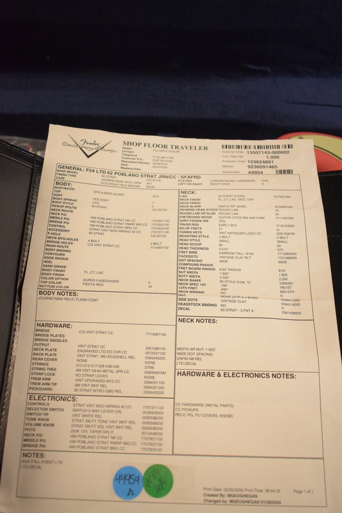 Fender Limited Edition '62 Poblano Strat Journeyman Relic w/Closet Classic Hardware Super Faded Aged Fiesta Red