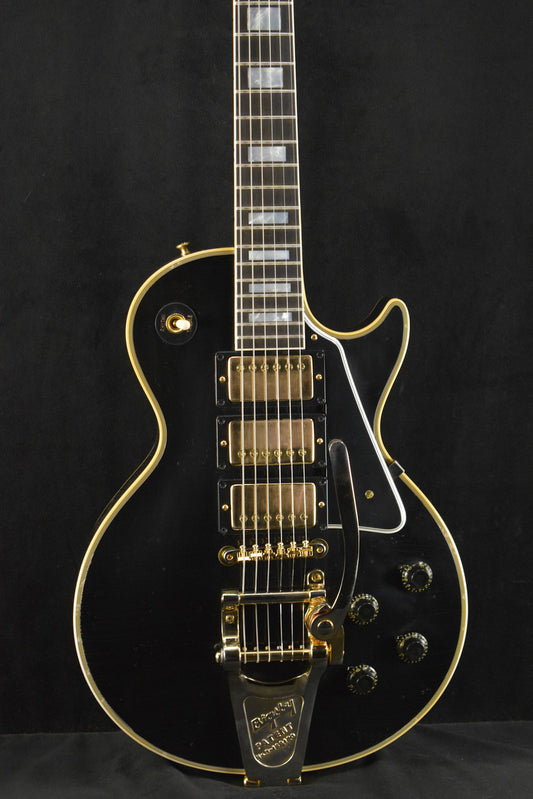 Gibson Murphy Lab 1957 Les Paul Custom 3-pickup Bigsby Light Aged Ebony
