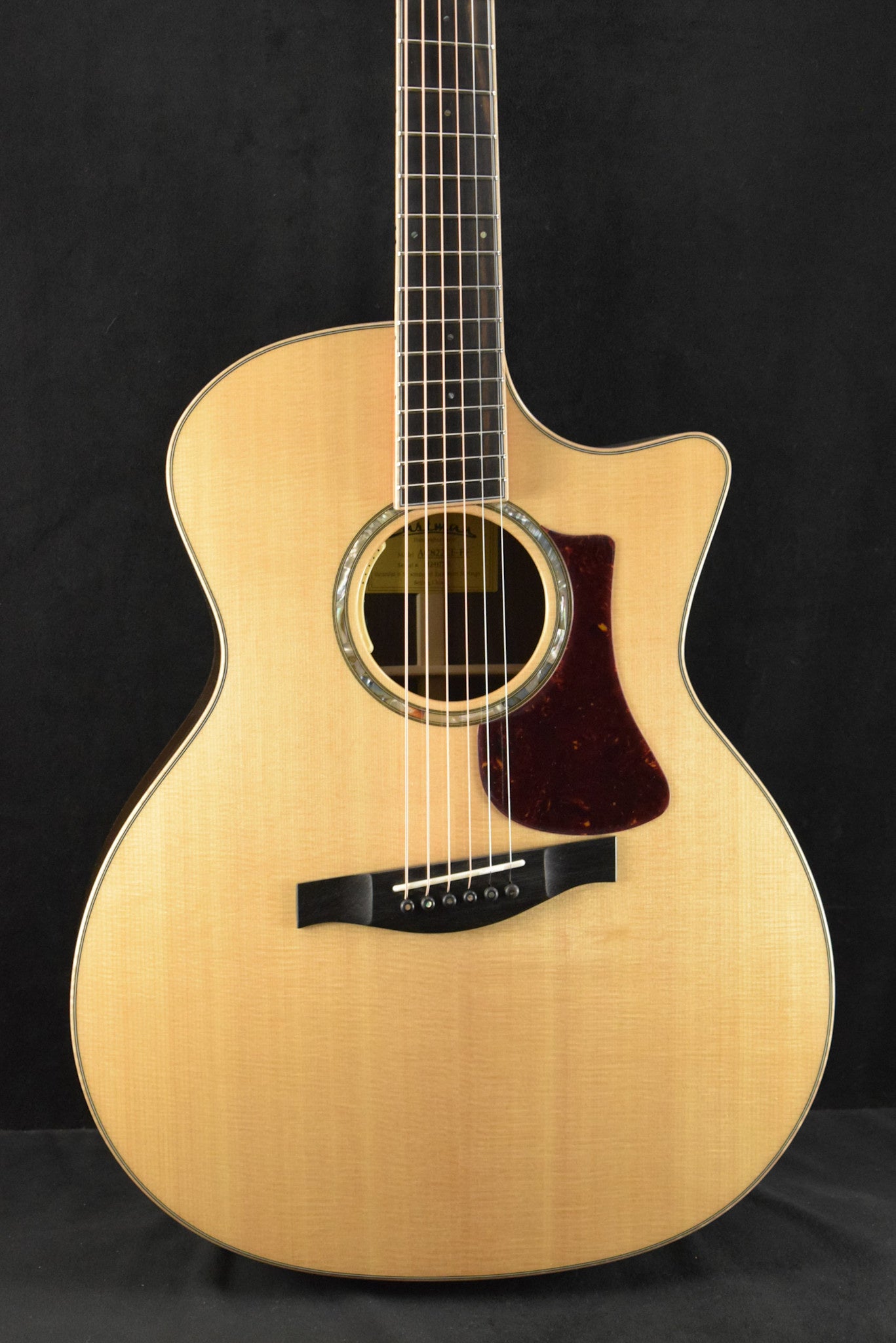 Eastman AC822CE-FF Fan Fret Acoustic Electric Grand Auditorium Natural Truetone Gloss