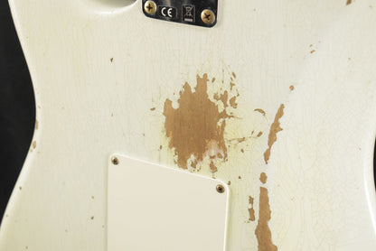 Fender Limited Edition 1964 L-Series Stratocaster Heavy Relic 3A Aged Olympic White