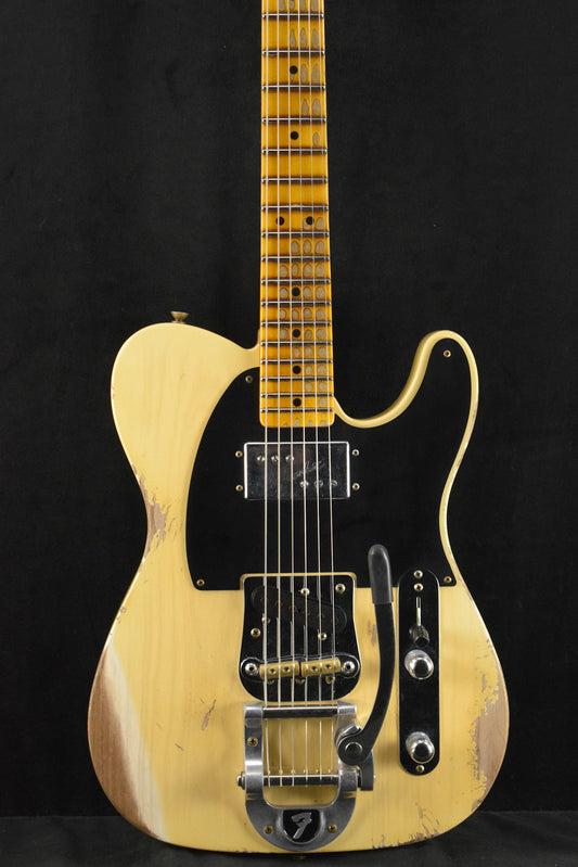 Fender Limited Edition CuNiFe Telecaster Custom Heavy Relic 1-PIece Maple Neck Aged Nocaster Blonde