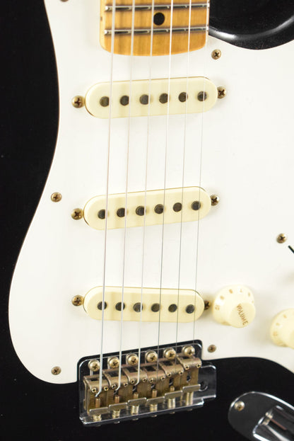 Fender Custom Shop '56 Stratocaster Journeyman Relic Aged Black w/ Soft V Neck