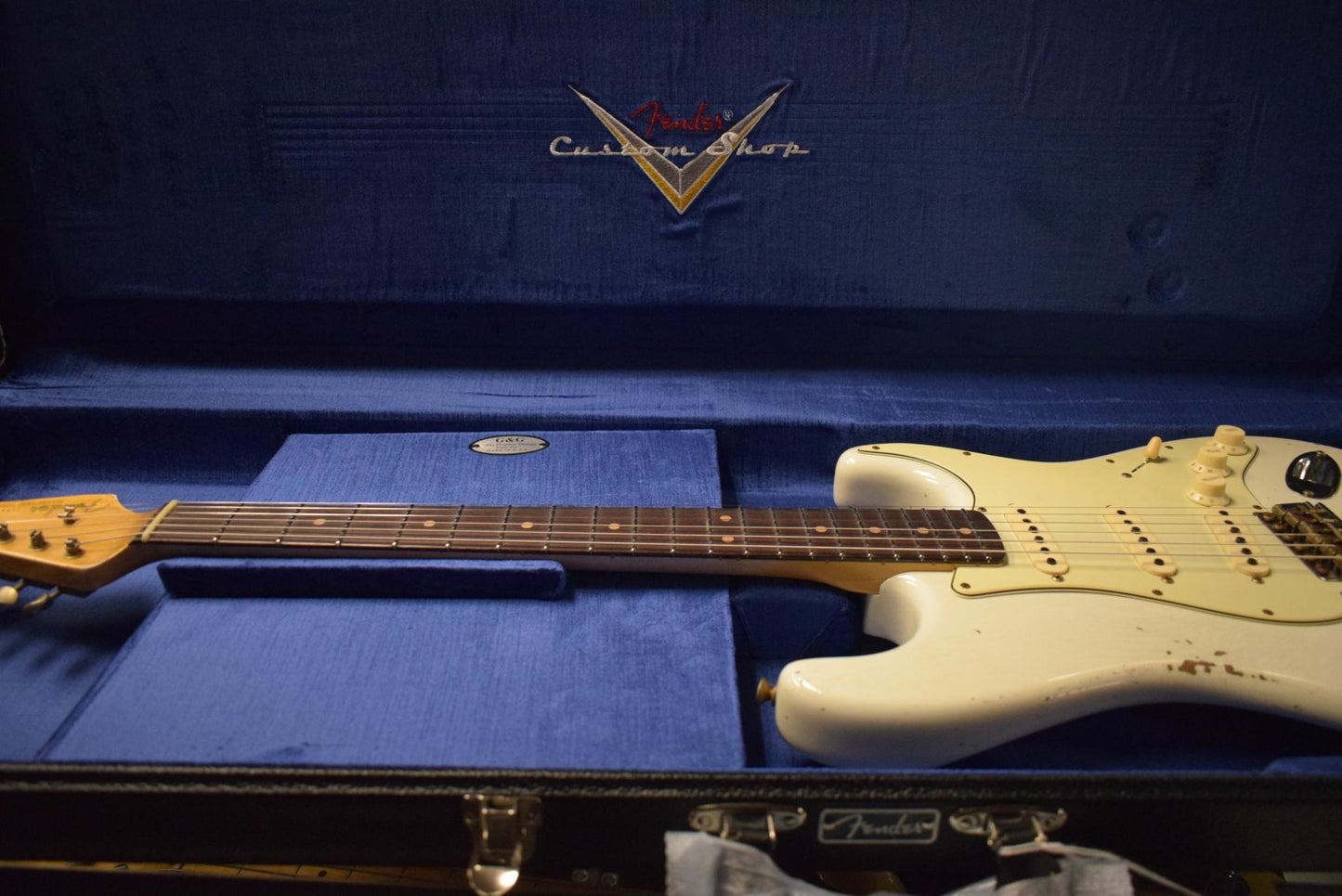 Fender Limited Edition 1964 L-Series Stratocaster Heavy Relic 3A Aged Olympic White