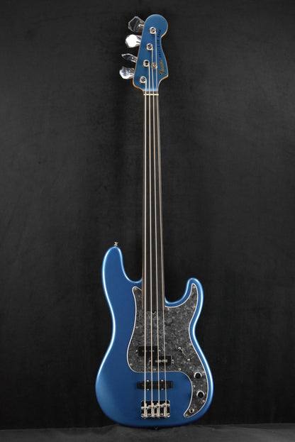 Fender Tony Franklin Fretless Precision Bass Lake Placid Blue Ebony Fingerboard