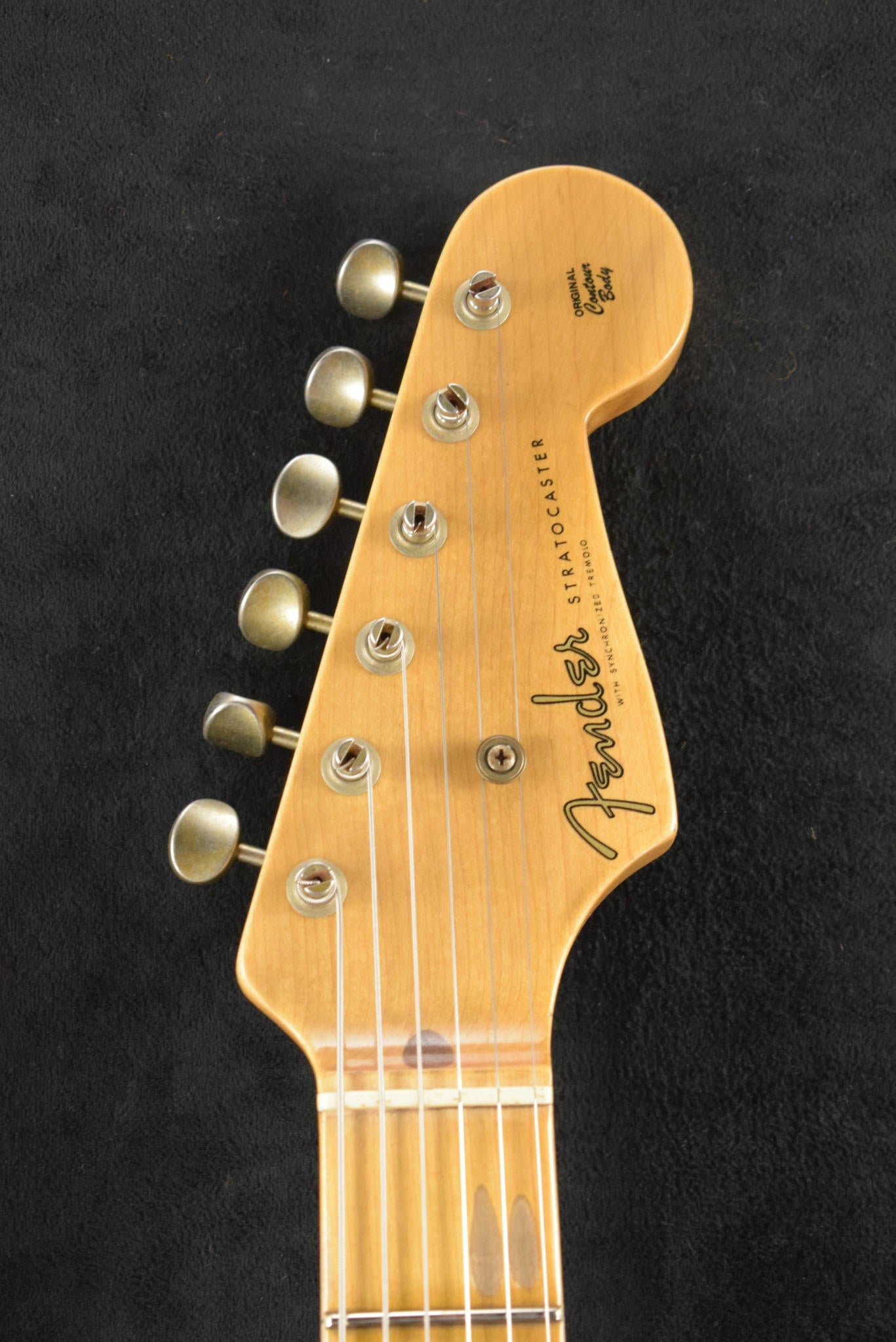 Fender Custom Shop '56 Stratocaster Journeyman Relic Aged Black w/ Soft V Neck