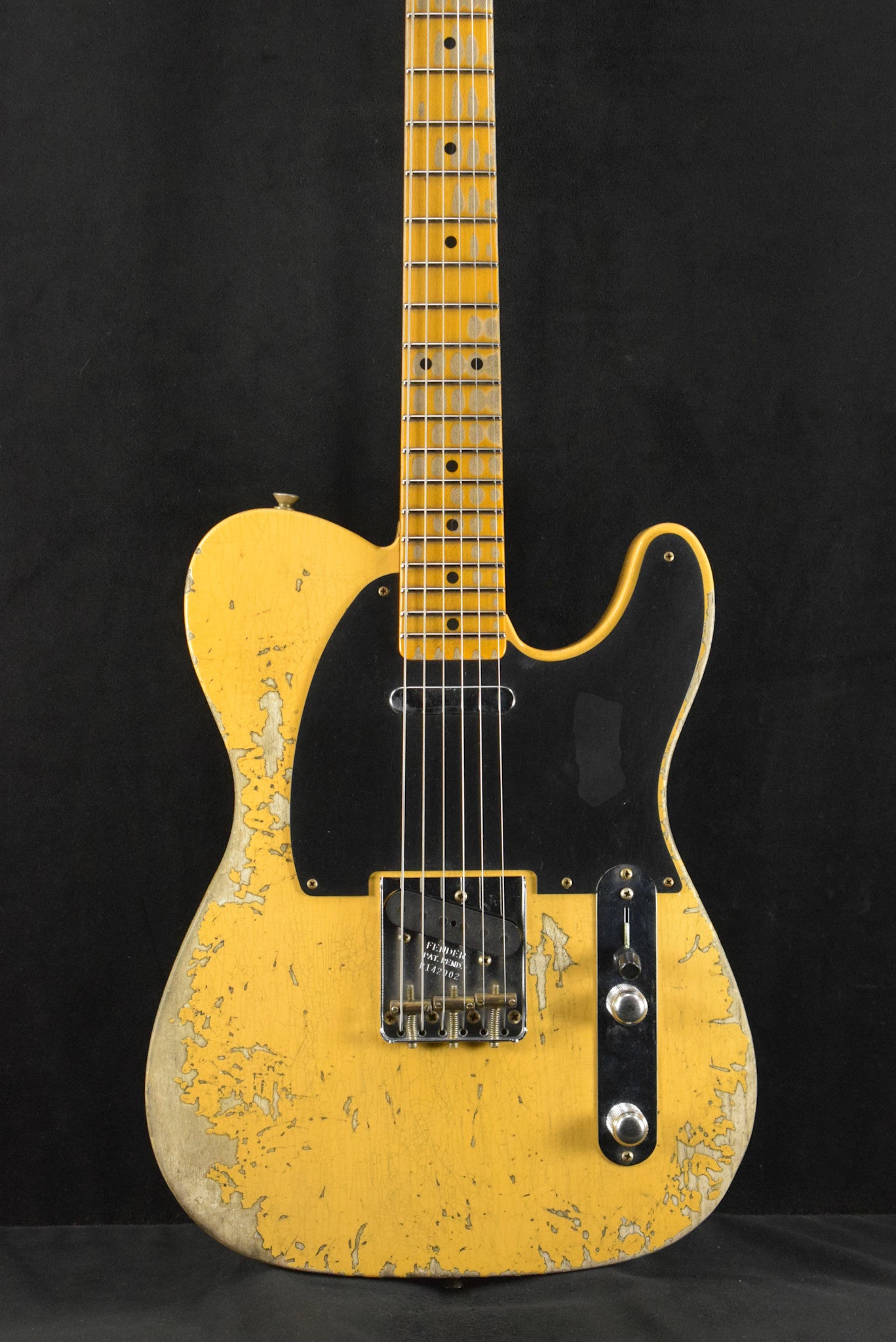 Fender 1954 Telecaster Super Heavy Relic Super Faded Aged Nocaster Blonde 1-Piece Rift Sawn Maple Neck Fingerboard