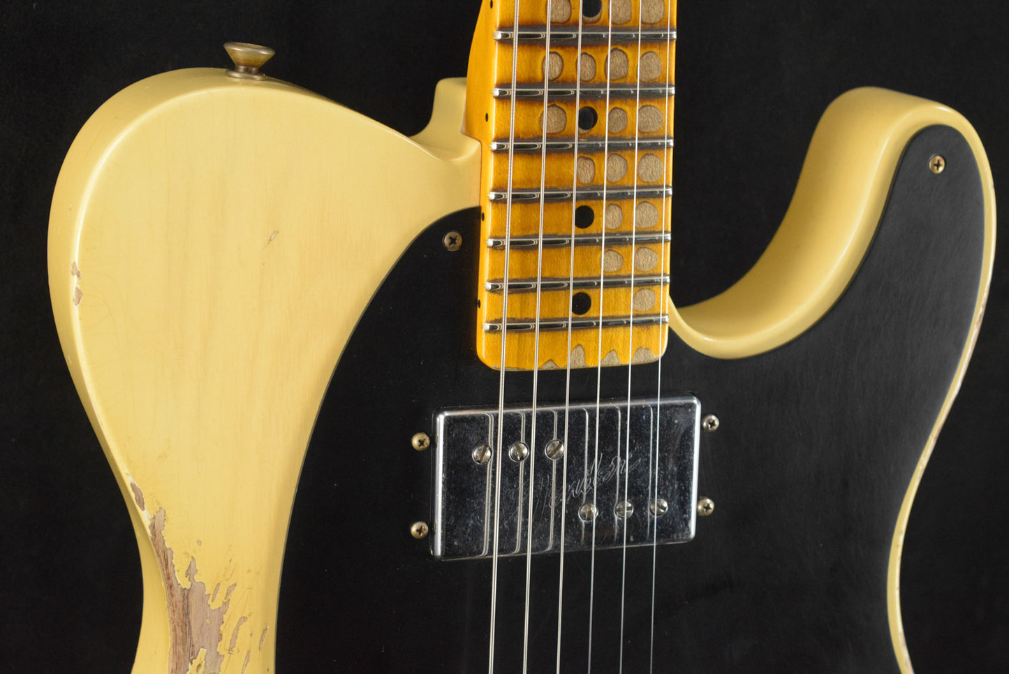 Fender Limited Edition CuNiFe Telecaster Custom Heavy Relic 1-PIece Maple Neck Aged Nocaster Blonde