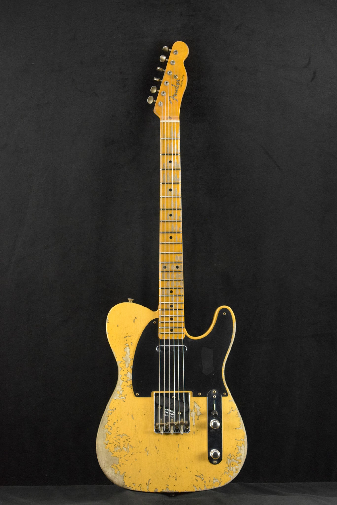 Fender 1954 Telecaster Super Heavy Relic Super Faded Aged Nocaster Blonde 1-Piece Rift Sawn Maple Neck Fingerboard