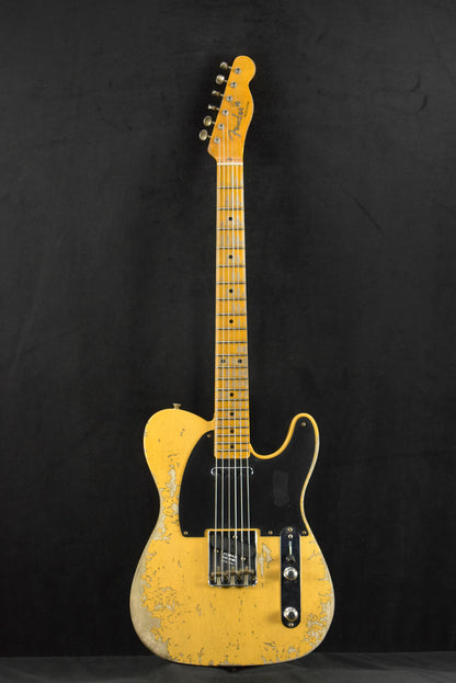 Fender 1954 Telecaster Super Heavy Relic Super Faded Aged Nocaster Blonde 1-Piece Rift Sawn Maple Neck Fingerboard