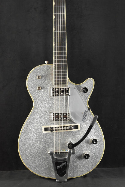 Gretsch G6129T-59 Vintage Select ’59 Silver Jet with Bigsby TV Jones Silver Sparkle