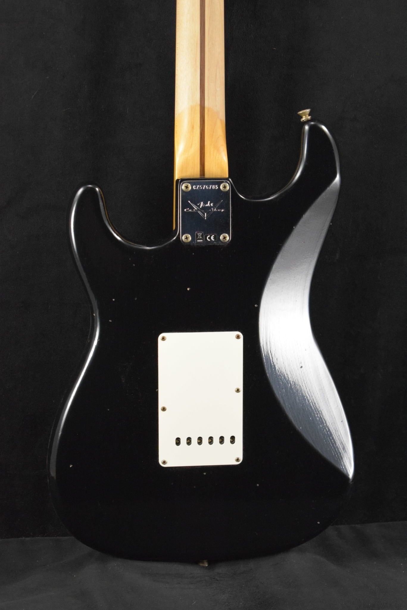 Fender Custom Shop '56 Stratocaster Journeyman Relic Aged Black w/ Soft V Neck