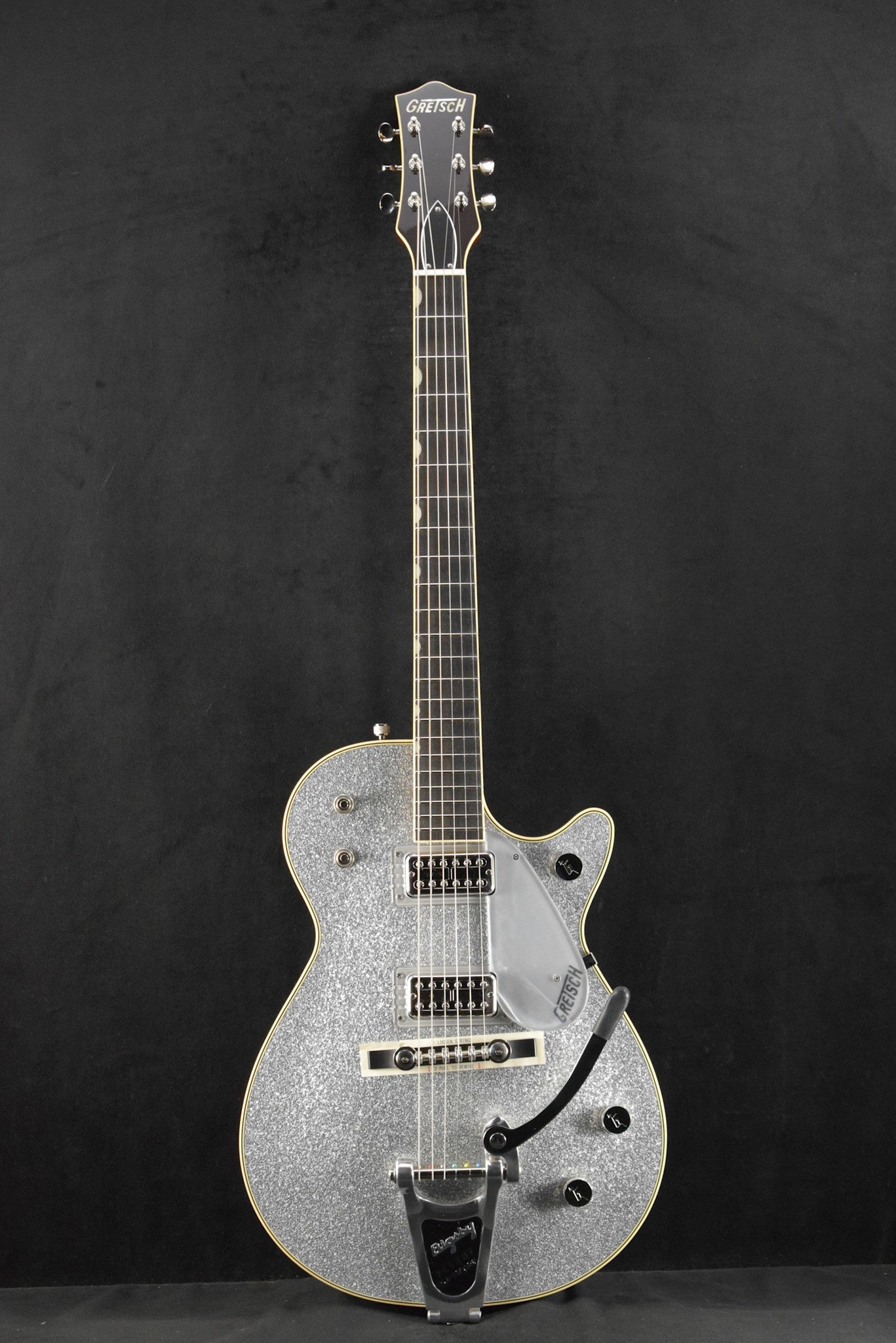 Gretsch G6129T-59 Vintage Select ’59 Silver Jet with Bigsby TV Jones Silver Sparkle
