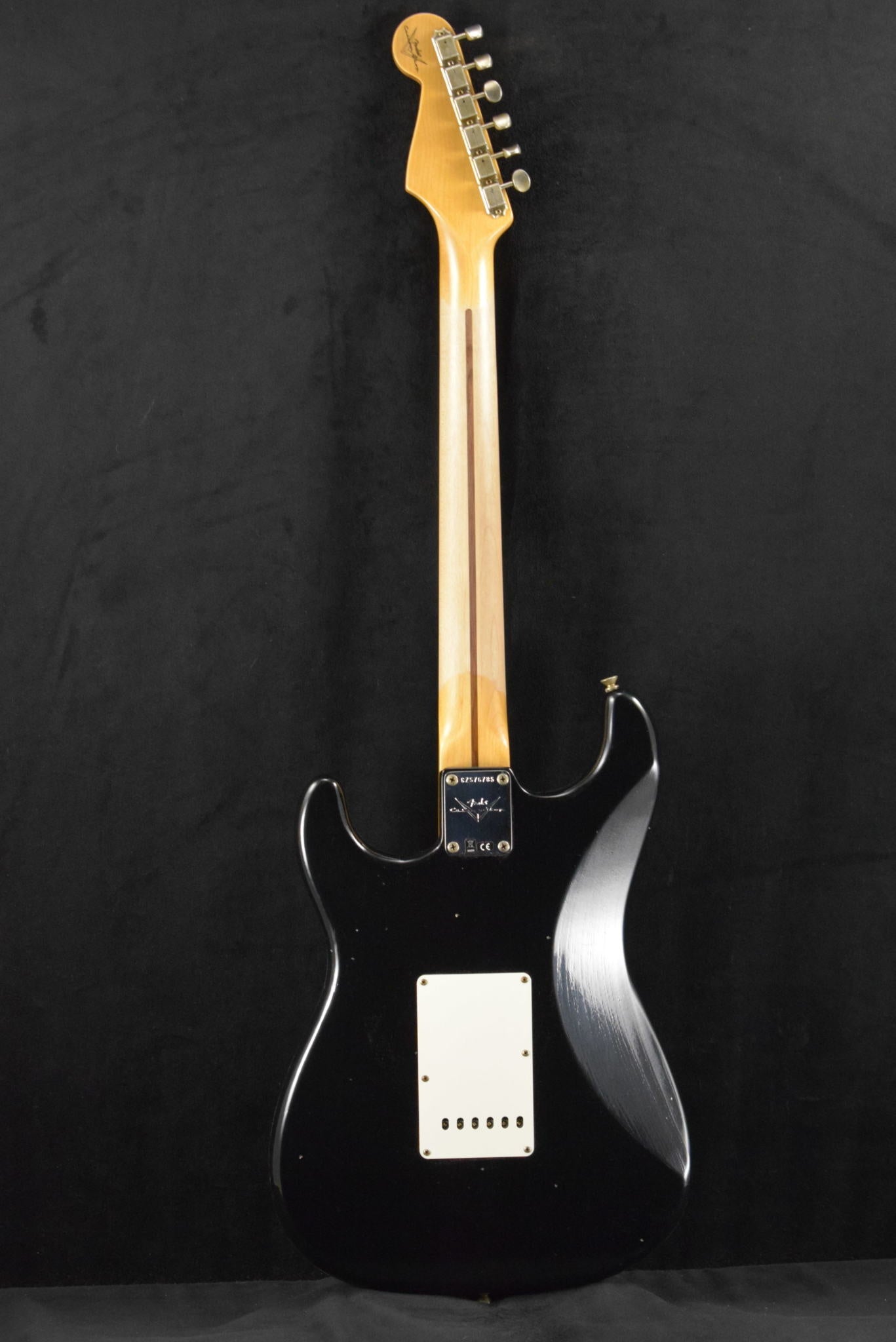 Fender Custom Shop '56 Stratocaster Journeyman Relic Aged Black w/ Soft V Neck