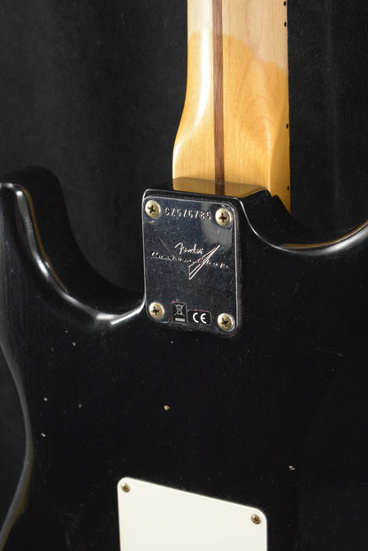 Fender Custom Shop '56 Stratocaster Journeyman Relic Aged Black w/ Soft V Neck