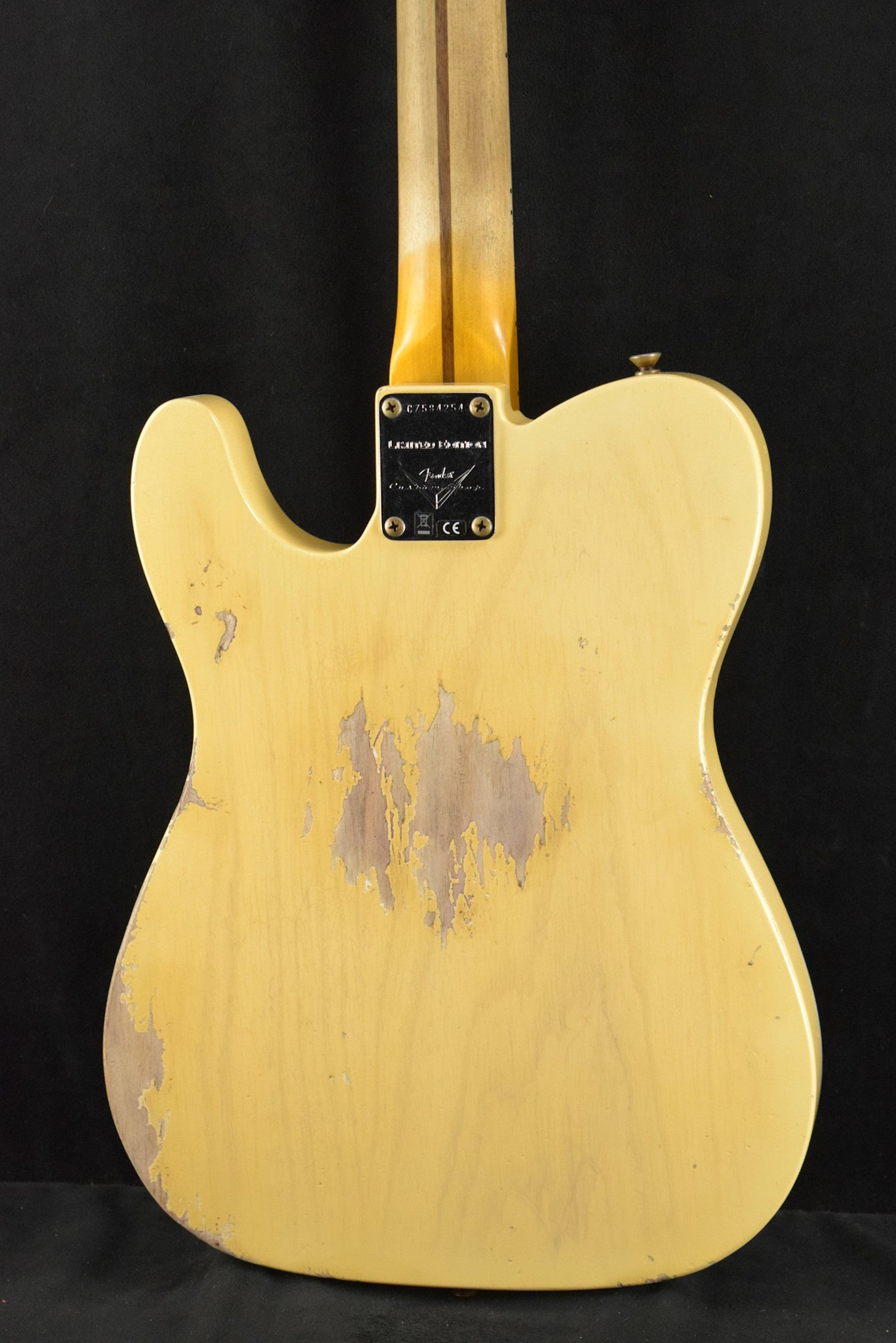 Fender Limited Edition CuNiFe Telecaster Custom Heavy Relic 1-PIece Maple Neck Aged Nocaster Blonde
