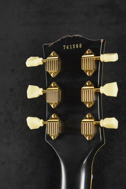 Gibson Murphy Lab 1957 Les Paul Custom 3-pickup Bigsby Light Aged Ebony