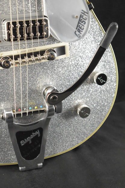 Gretsch G6129T-59 Vintage Select ’59 Silver Jet with Bigsby TV Jones Silver Sparkle