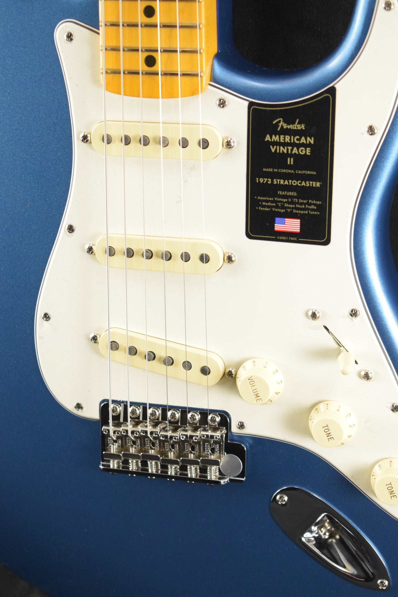 Fender American Vintage II 1973 Stratocaster Lake Placid Blue Maple Fingerboard