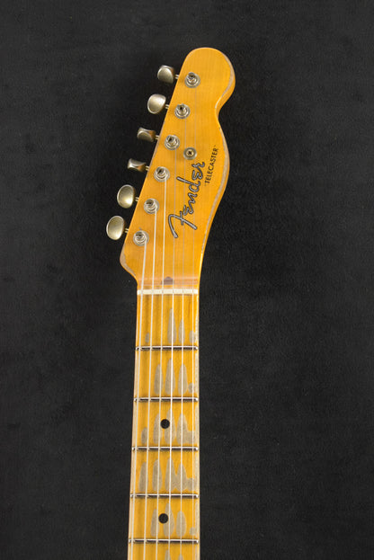 Fender 1954 Telecaster Super Heavy Relic Super Faded Aged Nocaster Blonde 1-Piece Rift Sawn Maple Neck Fingerboard