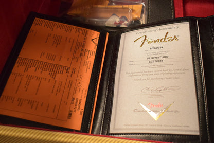 Fender Custom Shop '56 Stratocaster Journeyman Relic Aged Black w/ Soft V Neck