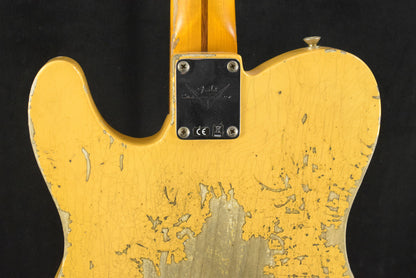 Fender 1954 Telecaster Super Heavy Relic Super Faded Aged Nocaster Blonde 1-Piece Rift Sawn Maple Neck Fingerboard