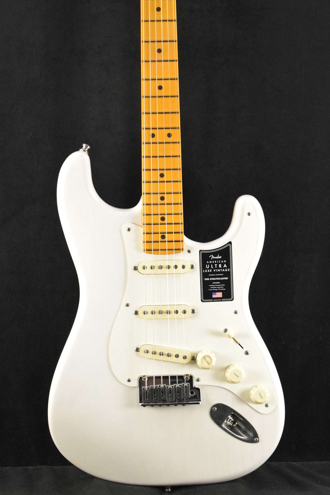 Fender American Ultra Luxe Vintage '50s Stratocaster White Blonde Maple Fingerboard