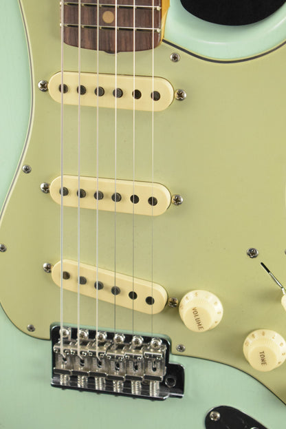 Fender '64 Stratocaster Journeyman Relic with Closet Classic Hardware - Faded Aged Surf Green