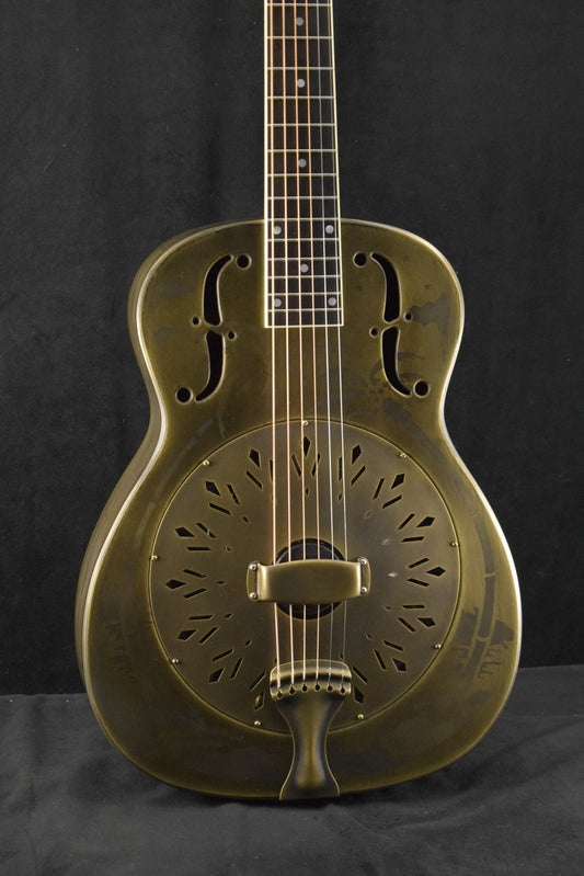 National Style O 14-Fret Antique Brass Weathered Finish