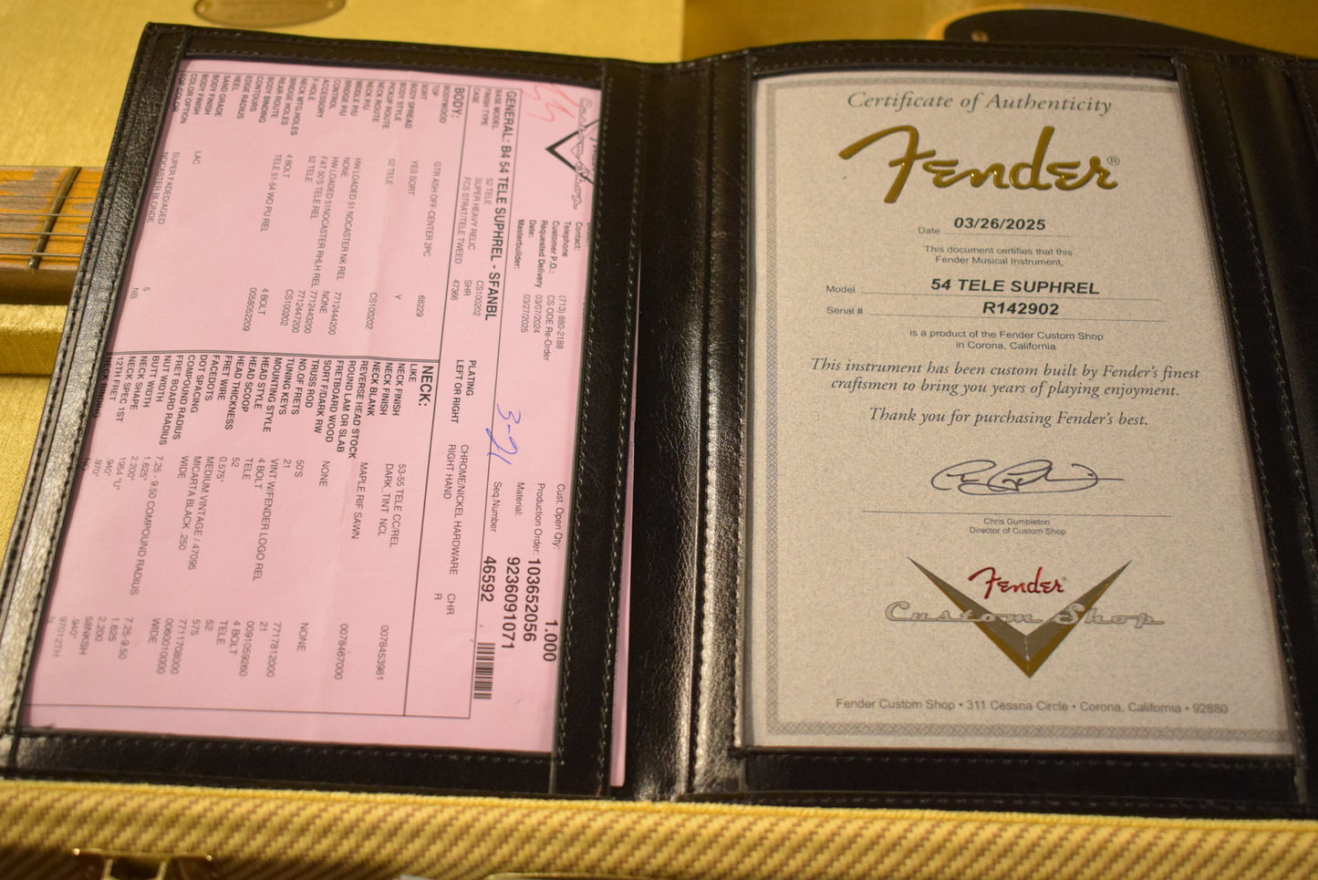 Fender 1954 Telecaster Super Heavy Relic Super Faded Aged Nocaster Blonde 1-Piece Rift Sawn Maple Neck Fingerboard