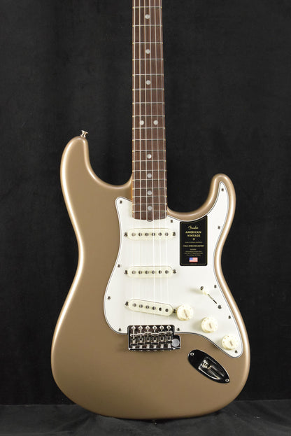 Fender American Vintage II 1965 Stratocaster Shoreline Gold Round-Lam Rosewood Fingerboard