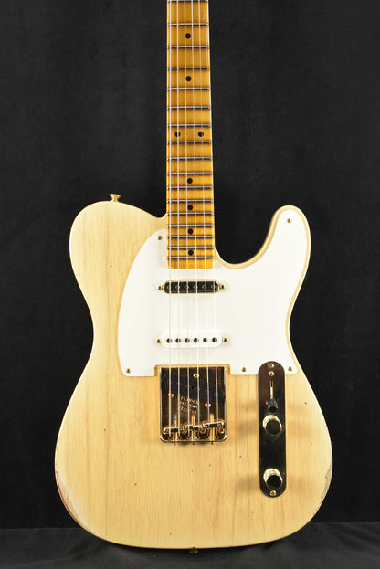 Fender Limited Edition Hotshot Telecaster Relic Aged Natural Blonde 1-Piece Quartersawn Maple Neck