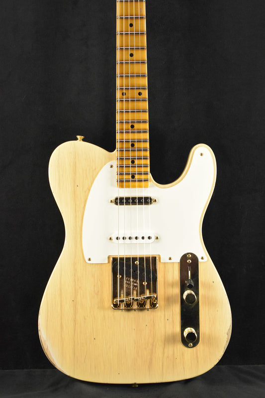 Fender Limited Edition Hotshot Telecaster Relic Aged Natural Blonde 1-Piece Quartersawn Maple Neck